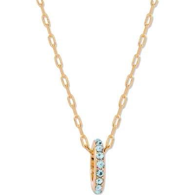 Brook & York Brook And York Gabby Birthstone Necklace In Gold