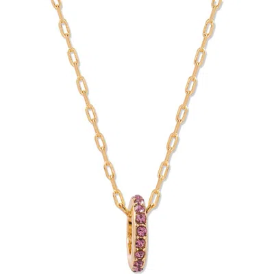 Brook & York Brook And York Gabby Birthstone Necklace In Gold