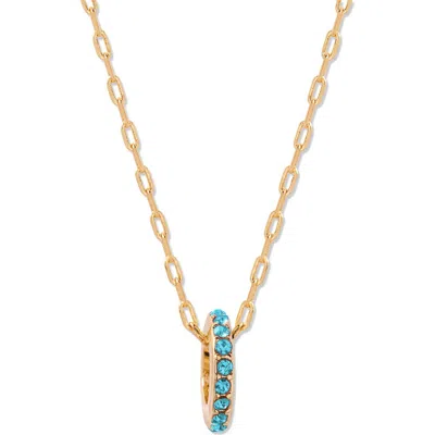 Brook & York Brook And York Gabby Birthstone Necklace In Gold