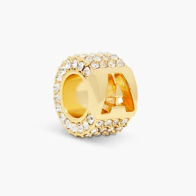 Brook & York Gaby Cutout Initial Bead In Gold