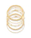 Brook & York Gold Plated Makenna Chain Bracelet Set In Gold