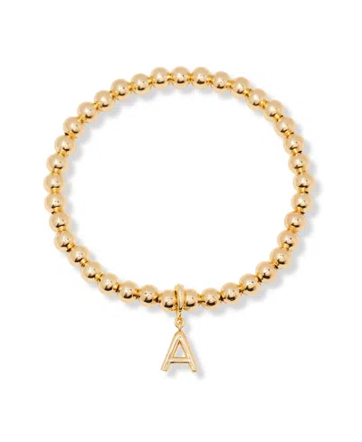 Brook & York Gold Plated Makenna Initial Bracelet