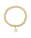 Brook & York Gold Plated Makenna Initial Bracelet