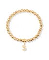 Brook & York Gold Plated Makenna Initial Bracelet