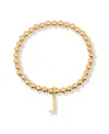 Brook & York Gold Plated Makenna Initial Bracelet In Gold