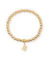Brook & York Gold Plated Makenna Initial Bracelet