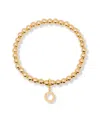 Brook & York Gold Plated Makenna Initial Bracelet
