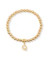 Brook & York Gold Plated Makenna Initial Bracelet