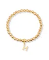 Brook & York Gold Plated Makenna Initial Bracelet