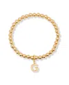 Brook & York Gold Plated Makenna Initial Bracelet
