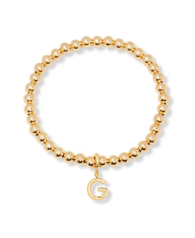 Brook & York Gold Plated Makenna Initial Bracelet
