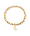Brook & York Gold Plated Makenna Initial Bracelet