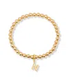 Brook & York Gold Plated Makenna Initial Bracelet