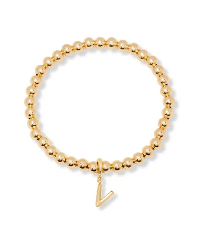Brook & York Gold Plated Makenna Initial Bracelet