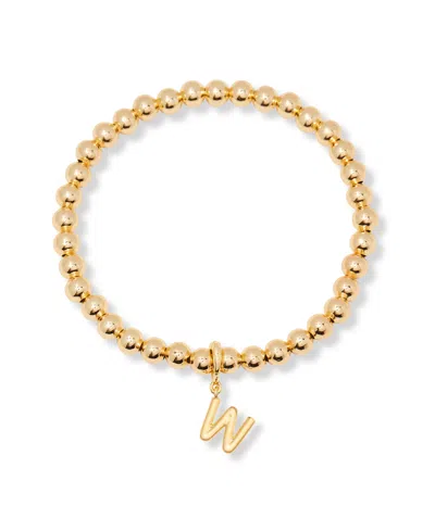 Brook & York Gold Plated Makenna Initial Bracelet