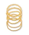 Brook & York Gold Plated Makenna Xl Bracelet Set
