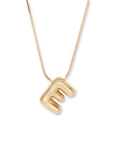 Brook & York Gold Plated Pippa Bubble Initial Short Pendant Necklace