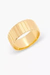 Brook & York Gold Vermeil Textured Statement Ring In Gold