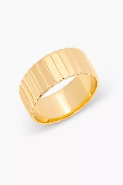 Brook & York Gold Vermeil Textured Statement Ring