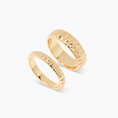Brook & York Goldie Vermeil Ring Set