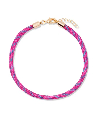 Brook & York Gold-plated Catalina Anklet In Gold,pink