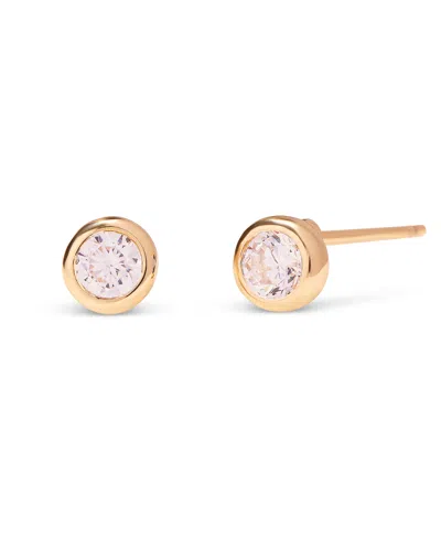Brook & York Gold-plated Eliza Birthstone Earrings In Apr