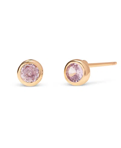 Brook & York Gold-plated Eliza Birthstone Earrings In Jun
