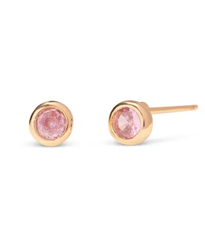 Brook & York Gold-plated Eliza Birthstone Earrings In Oct