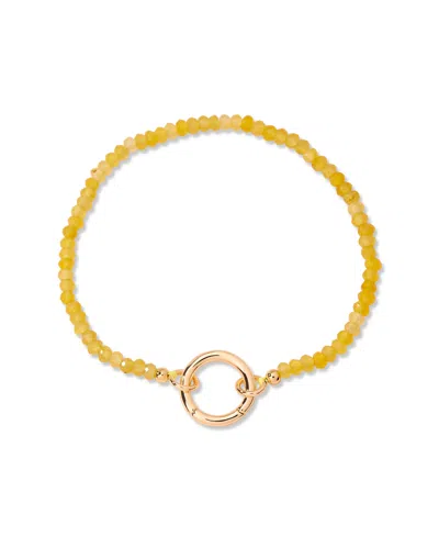 Brook & York Gold-plated Natalie Birthstone Charm Bracelet In Nov