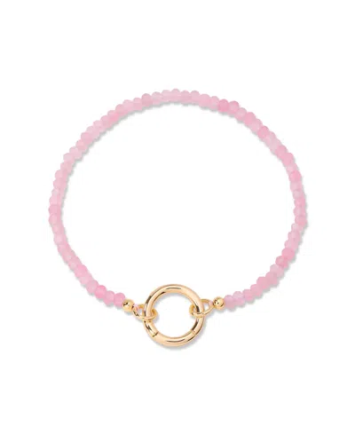 Brook & York Gold-plated Natalie Birthstone Charm Bracelet In Oct
