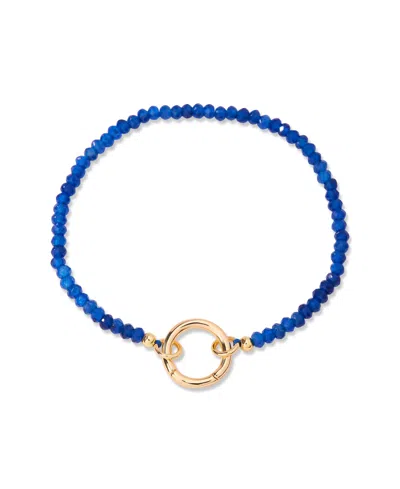 Brook & York Gold-plated Natalie Birthstone Charm Bracelet In Sep