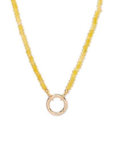 Brook & York Gold-plated Natalie Birthstone Charm Necklace In Nov