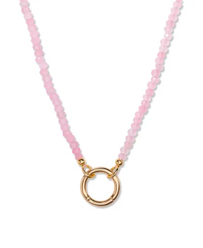Brook & York Gold-plated Natalie Birthstone Charm Necklace In Oct