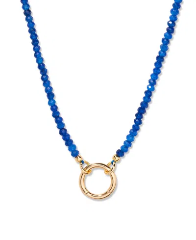 Brook & York Gold-plated Natalie Birthstone Charm Necklace In Sep