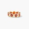 Brook & York Gracie Gold Vermeil Bezel Birthstone Bead In Red