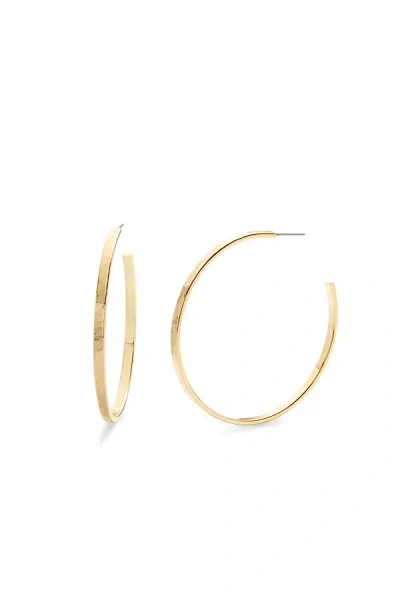 Brook & York Hammered Texture Hoop Earrings In Gold