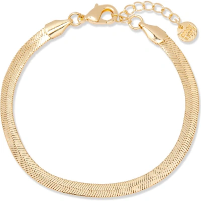 Brook & York Brook And York Hazel Herringbone Bracelet In Gold
