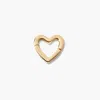 Brook & York Heart Hinge Charm Connector In Gold