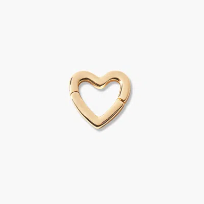 Brook & York Heart Hinge Charm Connector In Gold