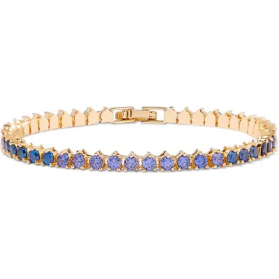 Brook & York Brook And York Isabella Birthstone Tennis Bracelet In Blue