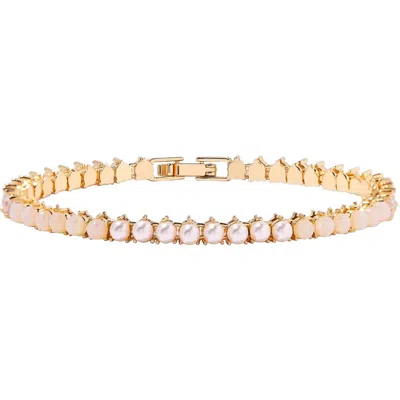 Brook & York Brook And York Isabella Birthstone Tennis Bracelet In Gold