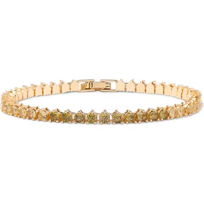 Brook & York Brook And York Isabella Birthstone Tennis Bracelet In Gold