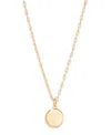 Brook & York Isla Initial Petite Locket Necklace In Gold