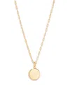 Brook & York Isla Initial Petite Locket Necklace In Gold