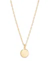 Brook & York Isla Initial Petite Locket Necklace In Gold