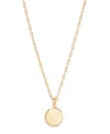 Brook & York Isla Initial Petite Locket Necklace In Gold