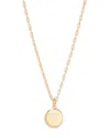 Brook & York Isla Initial Petite Locket Necklace In Gold