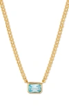 Brook & York Jane Birthstone Pendant Necklace In Gold - December