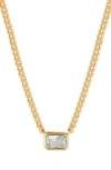 Brook & York Jane Birthstone Pendant Necklace In Gold