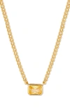 Brook & York Jane Birthstone Pendant Necklace In Gold
